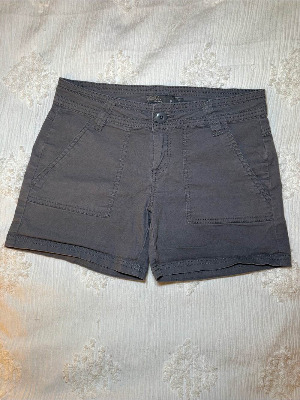Prana Women’s Tess Short | Size 0 Granite Grey